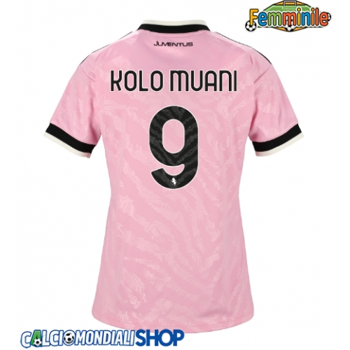 Maglie da calcio Juventus Randal Kolo Muani #9 Seconda Maglia Femminile 2026-27 Manica Corta